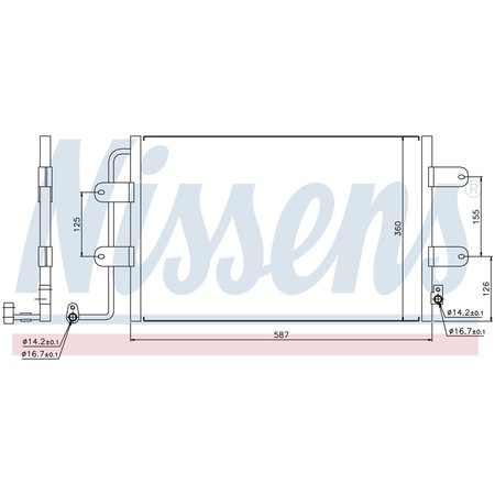 NISSEN Nissens Condenser, 940305 940305